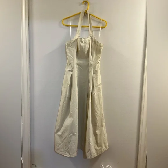 12. A New Day - Women's Midi Halter Dress - A New Day Cream - Picture 15 of 16